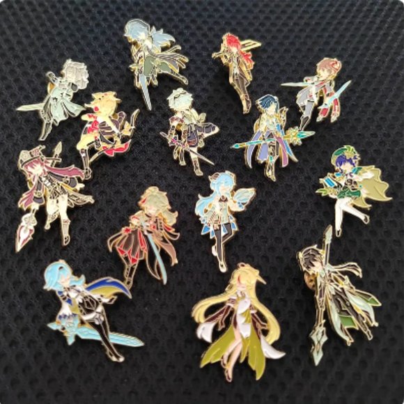 🍏50% OFF/3+...Genshin Impact Pins - Picture 1 of 7